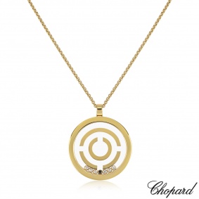Chopard Yellow Gold Labyrinthe Diamond Pendant 79/5719